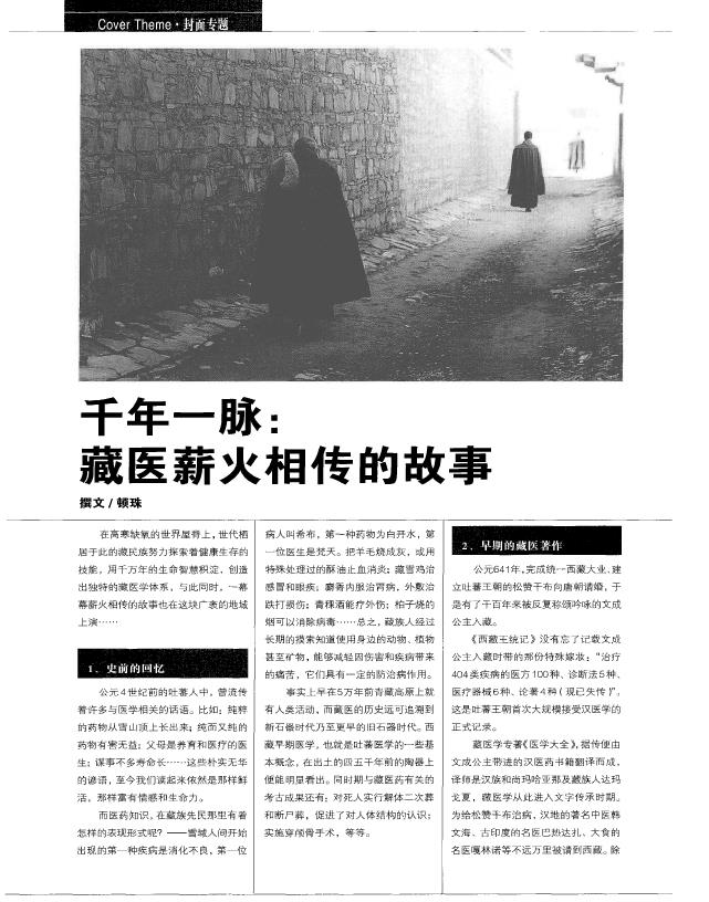 千年一脉_藏医薪火相传的故事
