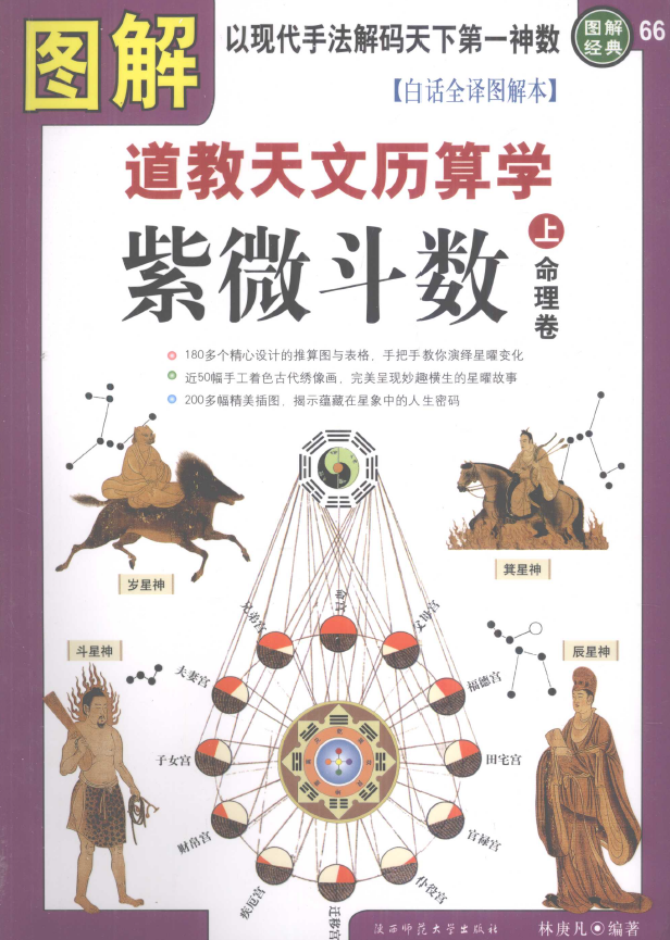 图解道教天文历数学·紫微斗数 上命理卷 下推理卷（2册全套）pdf